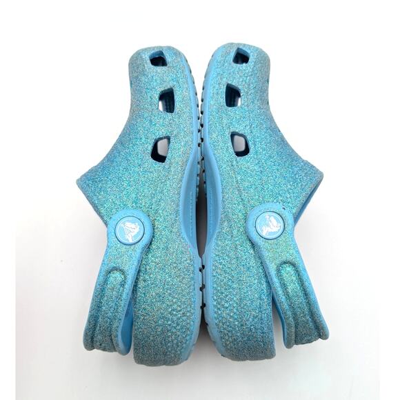 Crocs Baya Unisex Kids Slip-On Clogs Slippers Lightweight Blue Size USJ1 EU16 - Picture 6 of 8